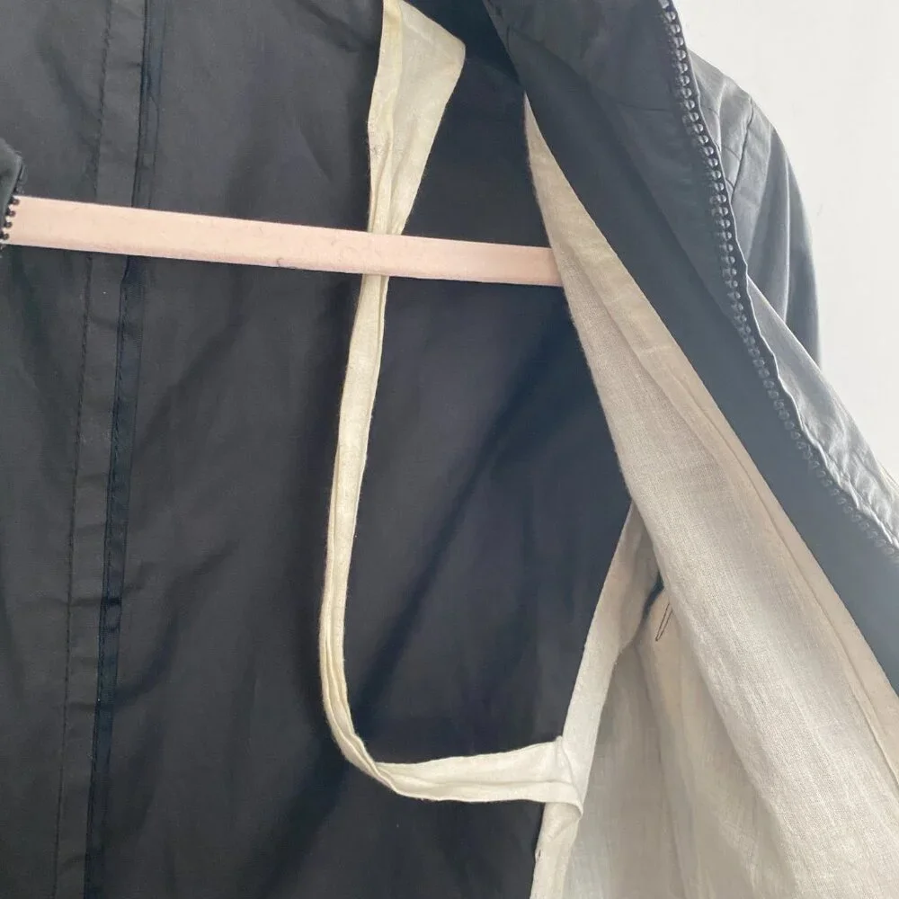 Theory Dark Grey Zip-Up Jacket Sz XS - Picture 5 of 7